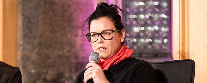 Sina Trinkwalder ist Inhaberin der ökosozialen Textilfirma Manomama in Augsburg.